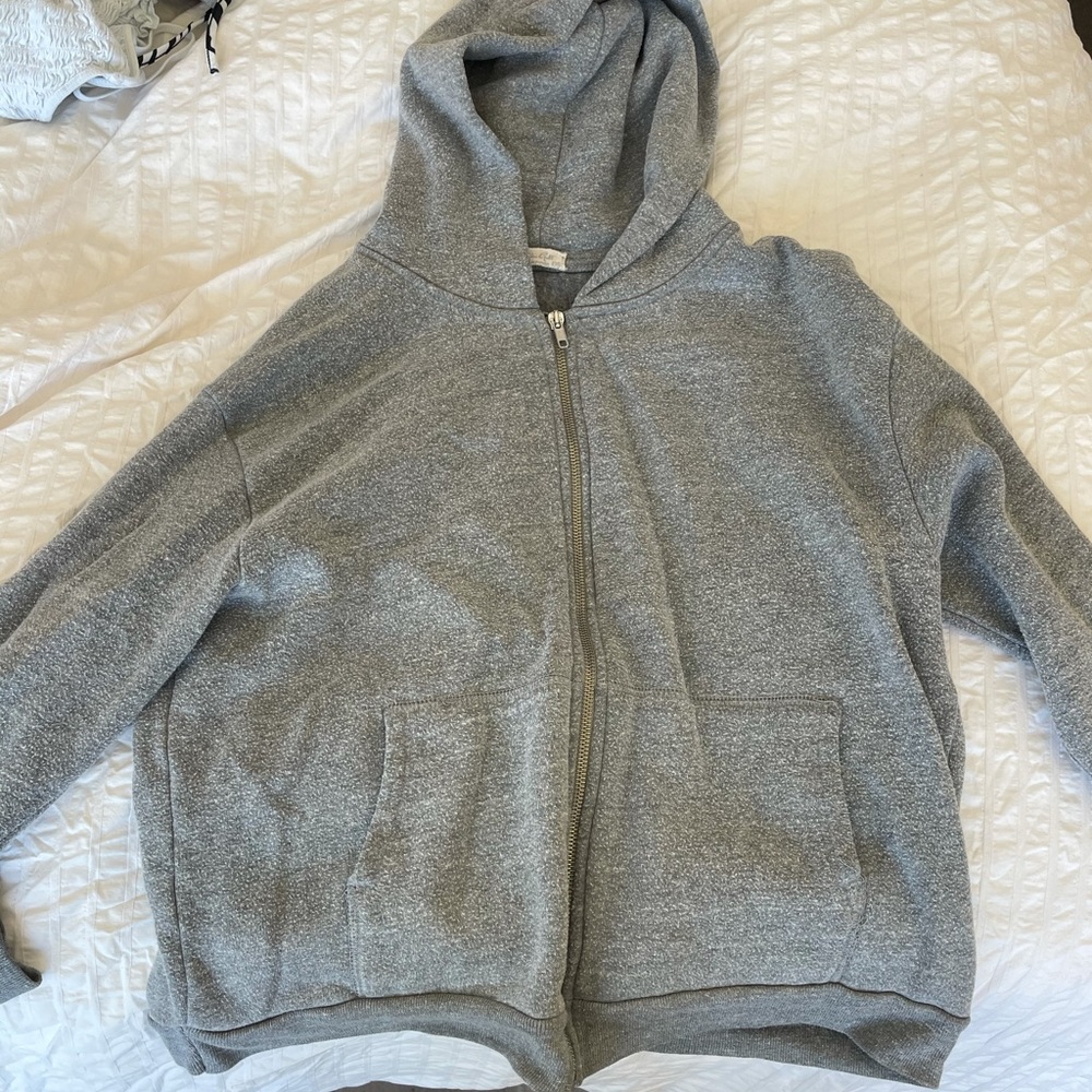 brandy grey zip up